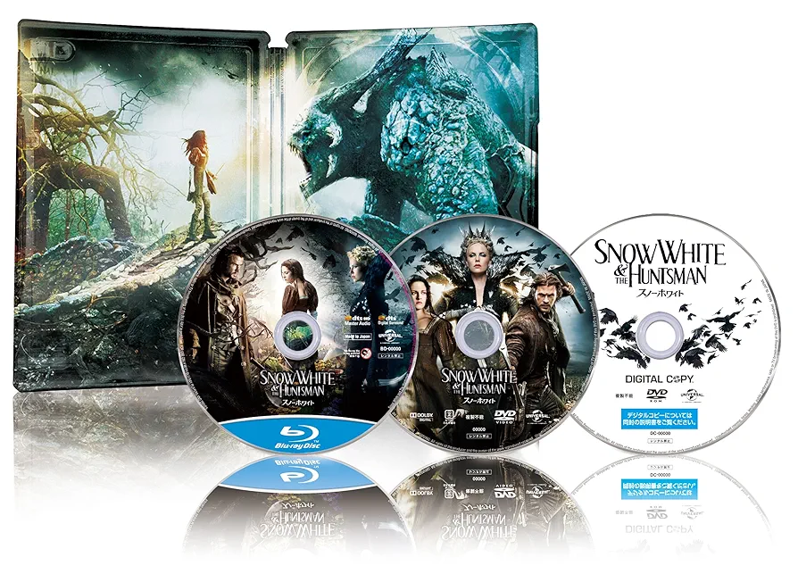 スノーホワイト スチールブック　ブルーレイ　DVD 数量限定ボックス　白雪姫 スノーホワイト スチールブック ブルーレイ DVD 数量限定